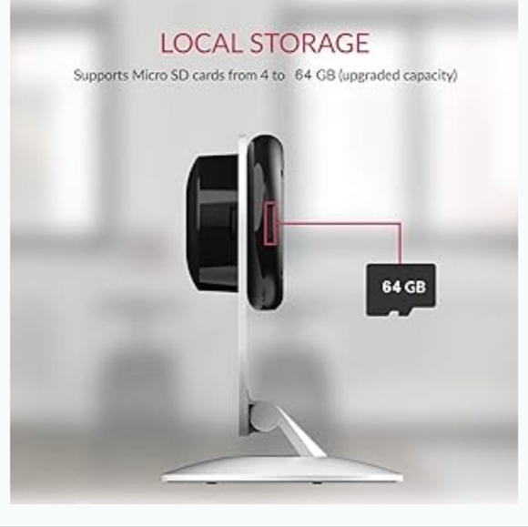 YI 4pc Security Home Camera, 1080p 2.4G WiFi Smart Indoor IP Cam with Night - Picture 3 of 8